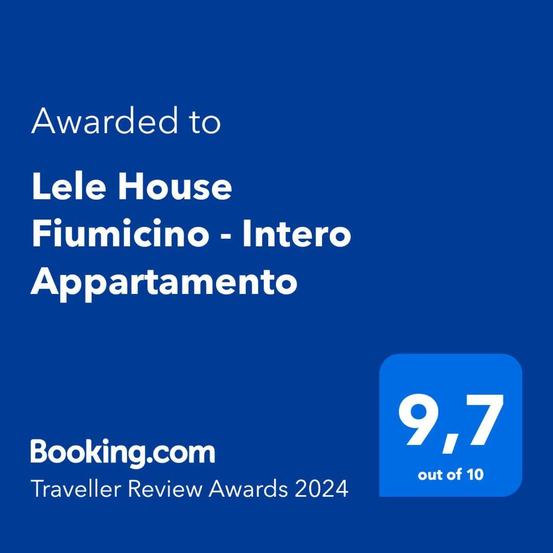 Lele House Fiumicino - Intero Appartamento Aeroporto Di Fiumicino - Nuova Fiera Di Roma Kültér fotó